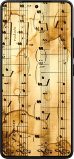 Силіконовий чехол Ноти для Xiaomi Redmi K80 Pro - 905u-4145 изображение 