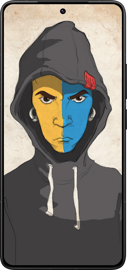 Силіконовий чехол Злий підліток  для Xiaomi Redmi K80 Pro - 1053u-4145 изображение 