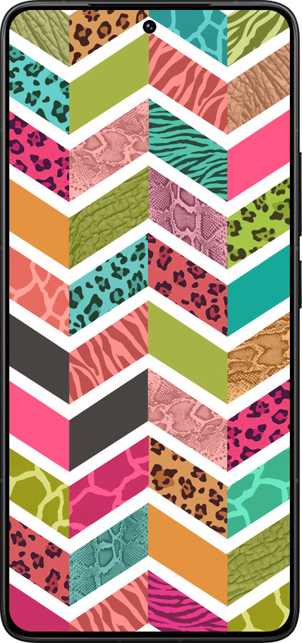 Силиконовый чехол Шеврон v3 для Xiaomi Poco F7 Ultra - 1058u-4086 изображение 