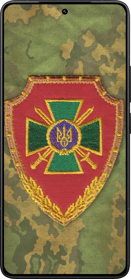 Силиконовый чехол Пограничная служба Украины для Xiaomi Redmi K80 Pro - 1091u-4145 изображение 