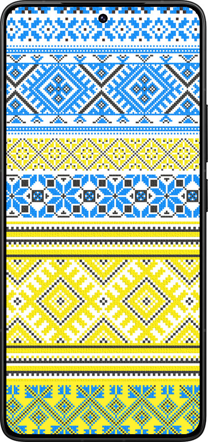 Силиконовый чехол Вышиванка 40 для Xiaomi Poco F7 Ultra - 1174u-4086 изображение 