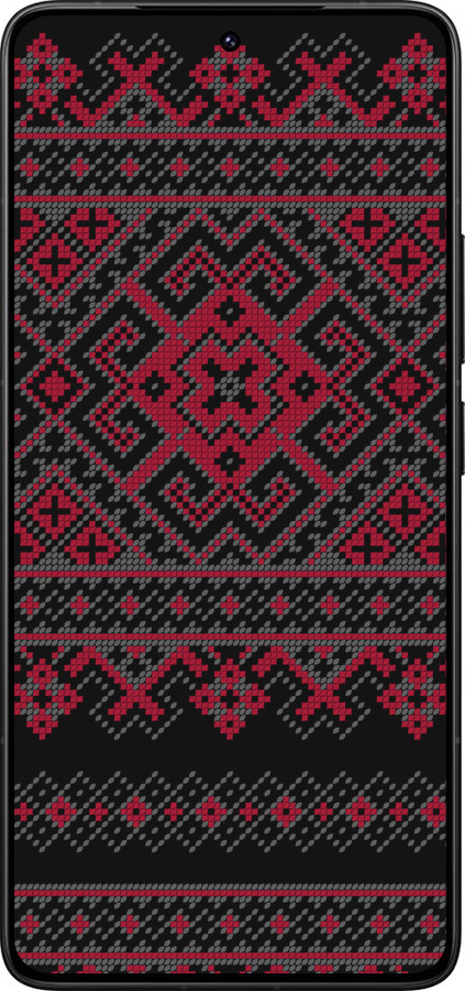 Силиконовый чехол Вышиванка 52 для Xiaomi Poco F7 Ultra - 1763u-4086 изображение 