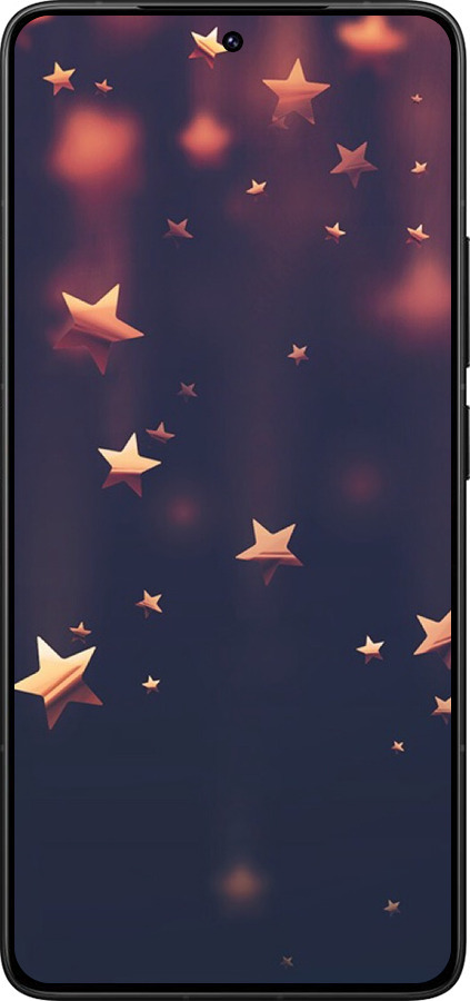 Силіконовий чехол Падаючі зірки для Xiaomi Redmi K80 Pro - 3974u-4145 изображение 