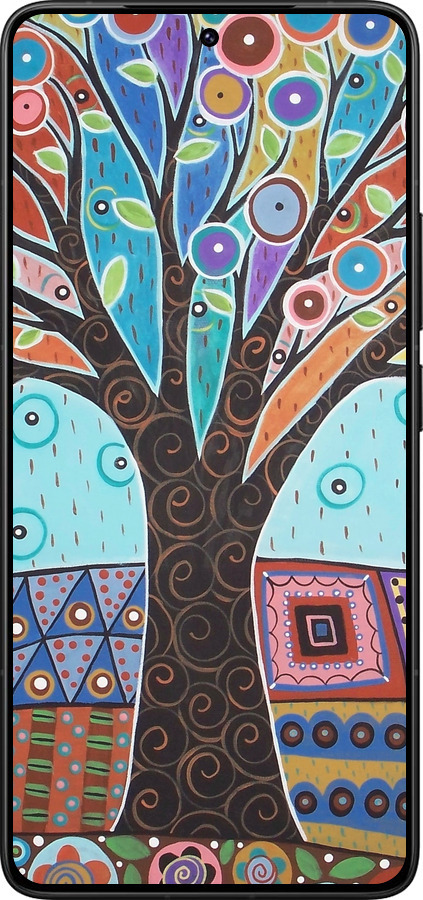 Силіконовий чехол Арт-дерево для Xiaomi Poco F7 Ultra - 4008u-4086 изображение 