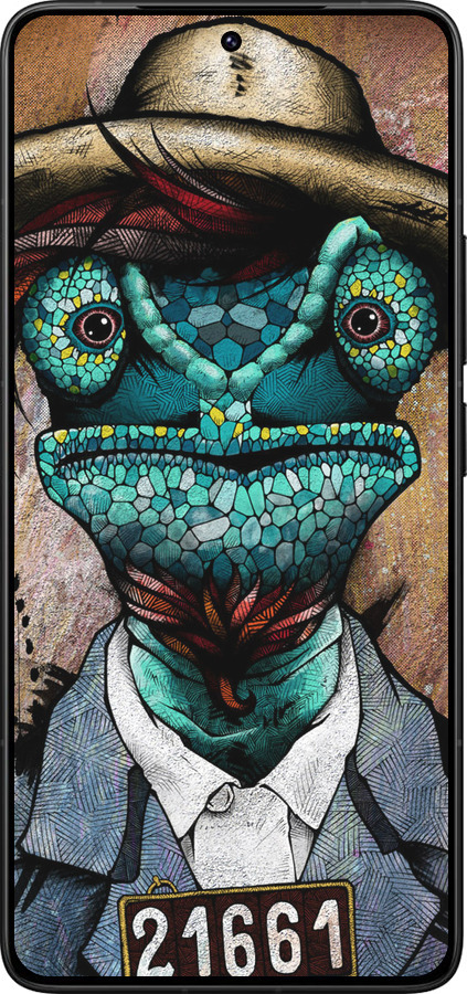 Силиконовый чехол Хамелеон в розыске для Xiaomi Redmi K80 Pro - 4030u-4145 изображение 