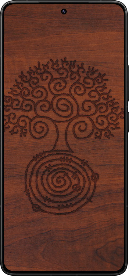 Силиконовый чехол Узор дерева для Xiaomi Poco F7 Ultra - 4119u-4086 изображение 