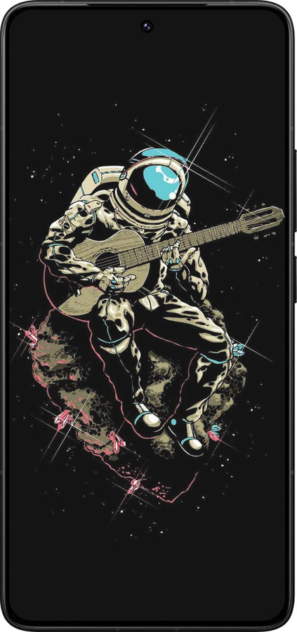 Силиконовый чехол Космонавт с гиратой для Xiaomi Poco F7 Ultra - 4138u-4086 изображение 