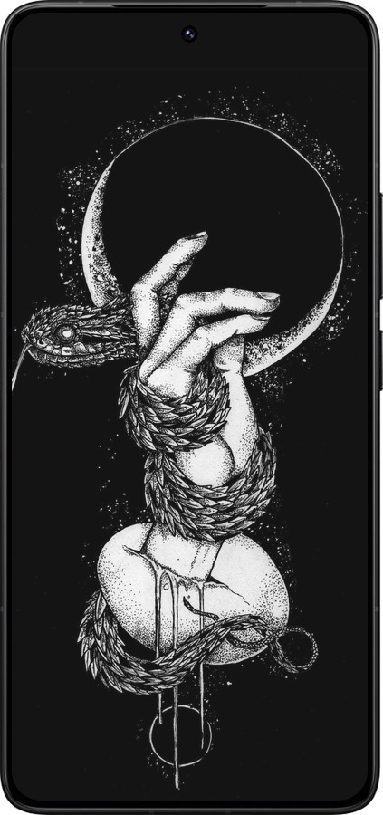 Силіконовий чехол Змія в руці для Xiaomi Redmi K80 Pro - 4149u-4145 изображение 