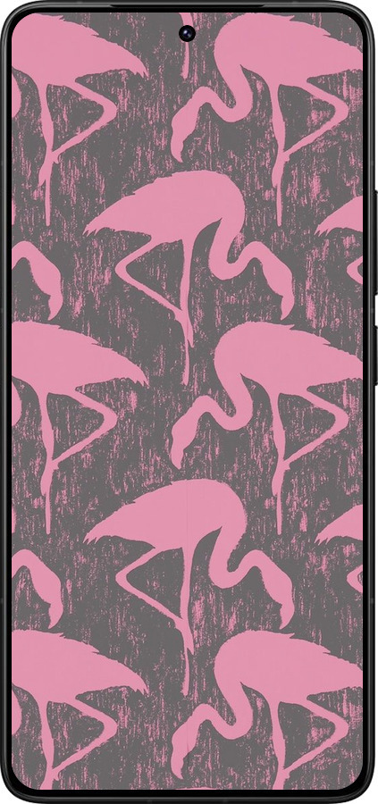 Силиконовый чехол Vintage-Flamingos для Xiaomi Poco F7 Ultra - 4171u-4086 изображение 