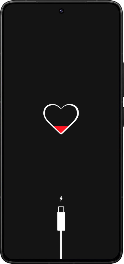 Силиконовый чехол Подзарядка сердца для Xiaomi Redmi K80 Pro - 4274u-4145 изображение 