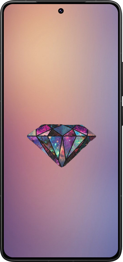 Силиконовый чехол Диамант для Xiaomi Redmi K80 Pro - 4352u-4145 изображение 