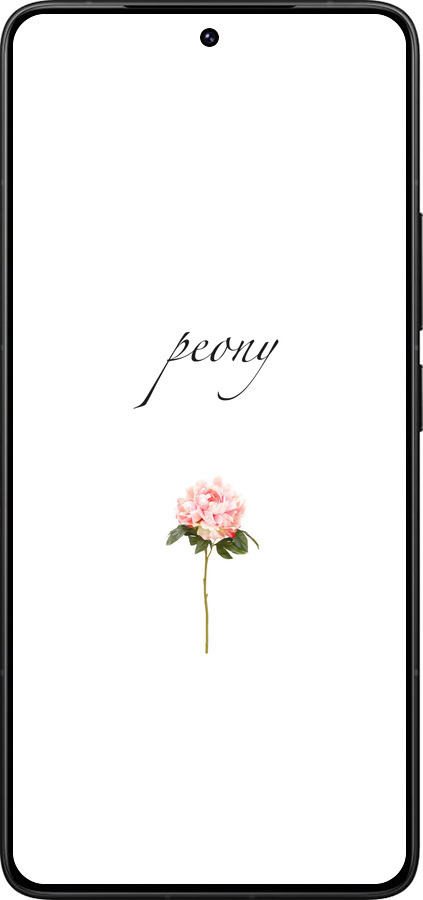 Силиконовый чехол Пион для Xiaomi Redmi K80 Pro - 4366u-4145 изображение 