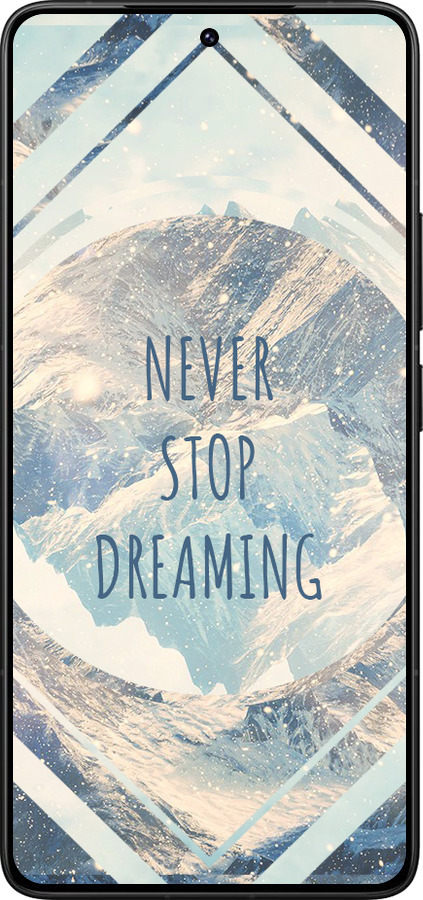 Силиконовый чехол Мечтать для Xiaomi Poco F7 Ultra - 4379u-4086 изображение 