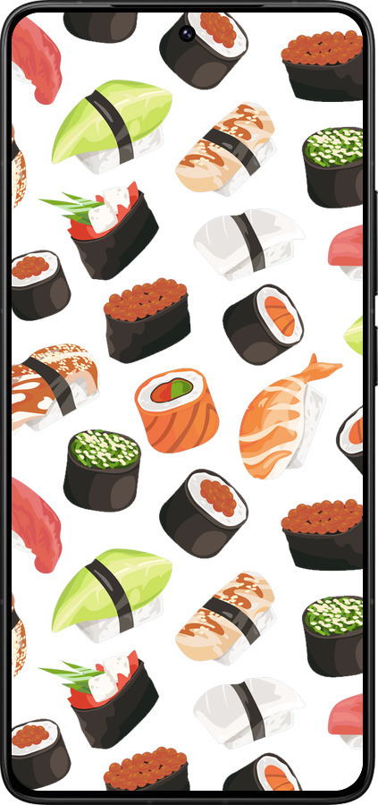 Силиконовый чехол Суши для Xiaomi Redmi K80 Pro - 4404u-4145 изображение 