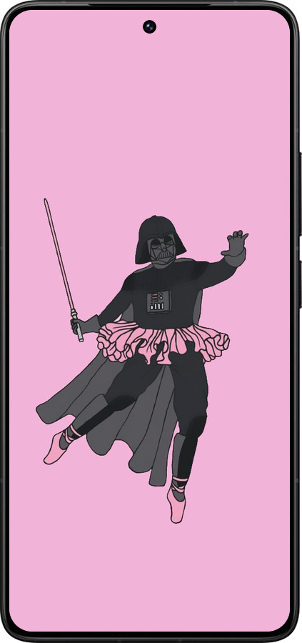 Силиконовый чехол Pink Wader для Xiaomi Poco F7 Ultra - 4456u-4086 изображение 