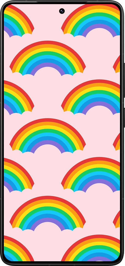 Силиконовый чехол Rainbows для Xiaomi Redmi K80 Pro - 4478u-4145 изображение 