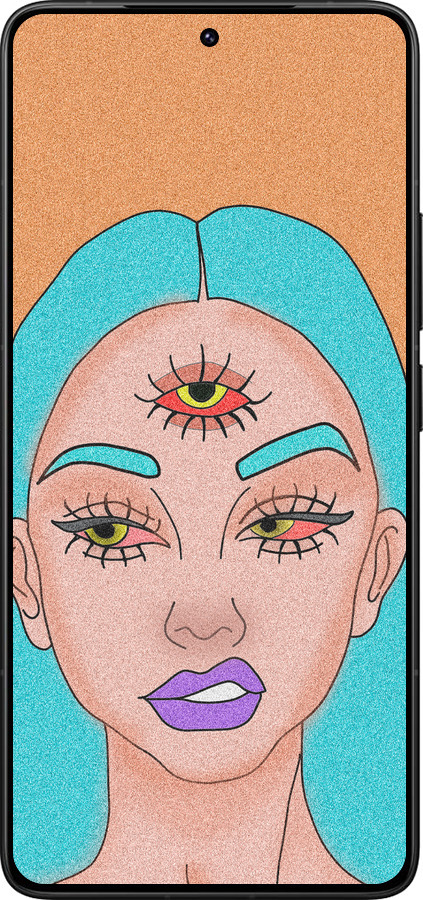 Силиконовый чехол Девушка рисунок для Xiaomi Redmi K80 Pro - 4576u-4145 изображение 