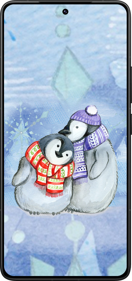 Силиконовый чехол Новогодний 5 для Xiaomi Redmi K80 Pro - 4618u-4145 изображение 