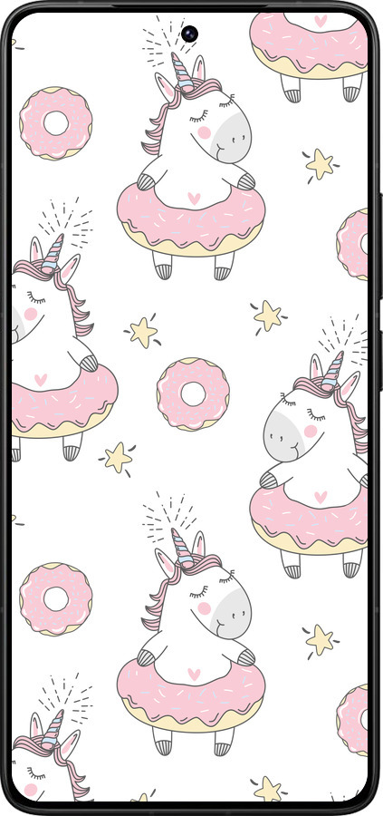 Силіконовий чехол Єдиноріжки для Xiaomi Poco F7 Ultra - 4659u-4086 изображение 