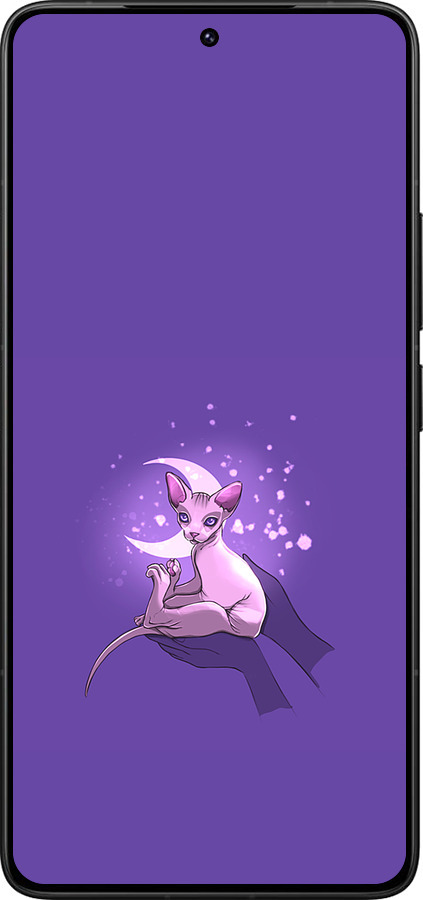 Силиконовый чехол Кот2 для Xiaomi Poco F7 Ultra - 4676u-4086 изображение 