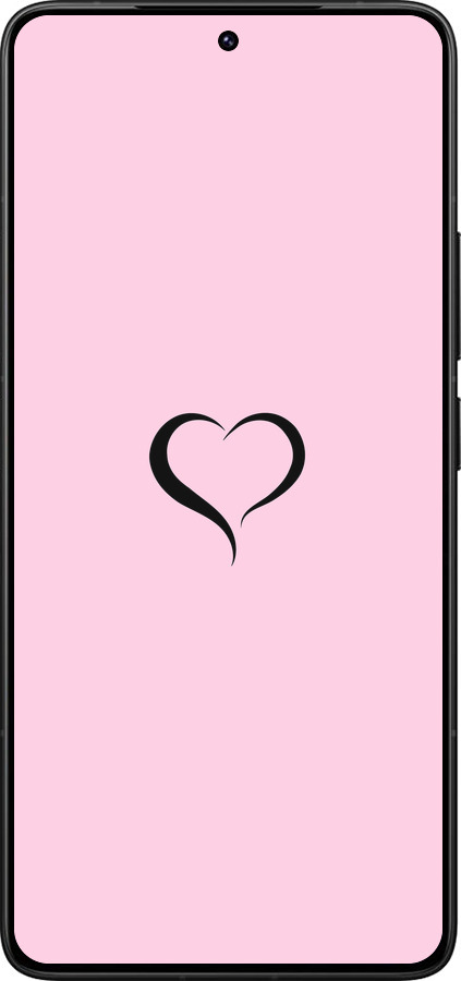 Силіконовий чехол Серце 1 для Xiaomi Redmi K80 Pro - 4730u-4145 изображение 