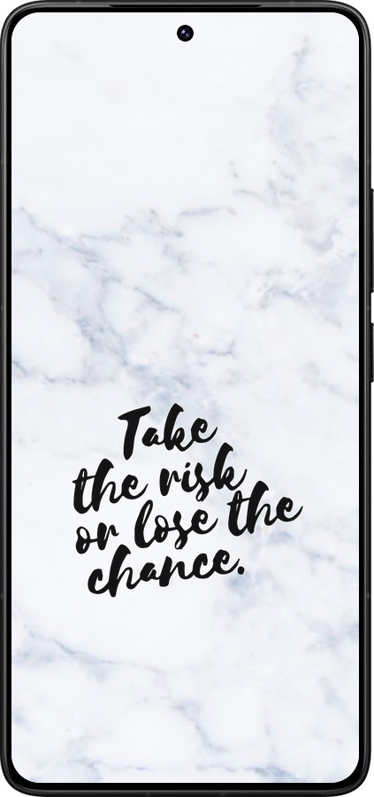 Силиконовый чехол Рискнуть или потерять шанс для Xiaomi Redmi K80 Pro - 4866u-4145 изображение 