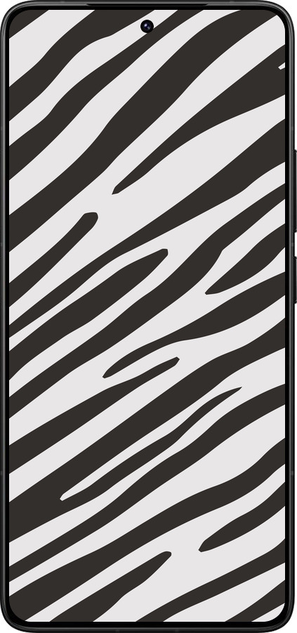 Силиконовый чехол Классическая зебра для Xiaomi Poco F7 Ultra - 4874u-4086 изображение 