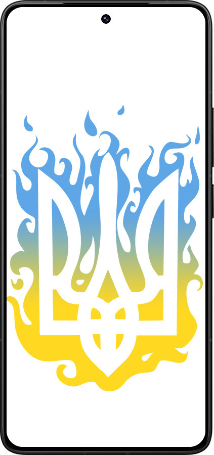 Силіконовий чехол Герб v1 для Xiaomi Poco F7 Ultra - 5258u-4086 изображение 