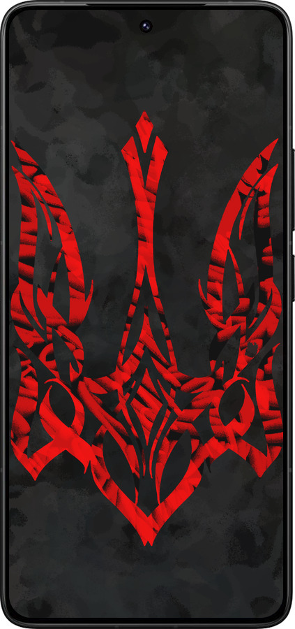 Силіконовий чехол Герб України  для Xiaomi Redmi K80 Pro - 5319u-4145 изображение 