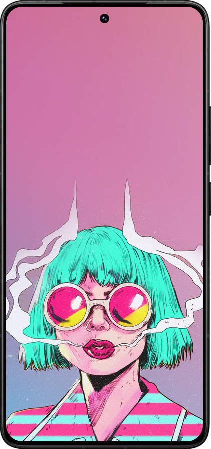 Силіконовий чехол Поп арт дівчина для Xiaomi Redmi K80 Pro - 5378u-4145 изображение 