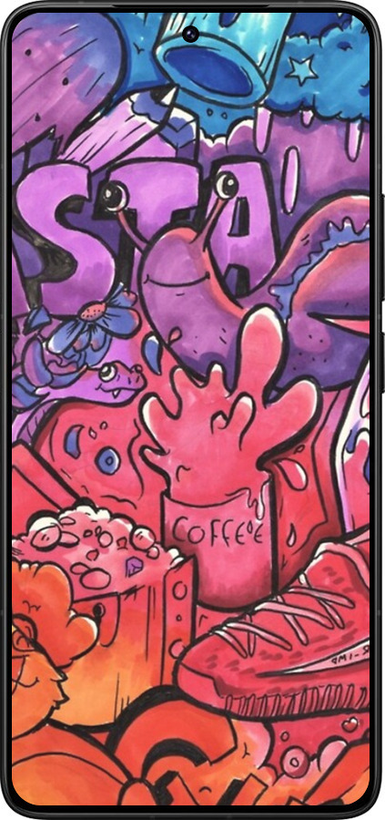 Силиконовый чехол № 5391 для Xiaomi Poco F7 Ultra - 5391u-4086 изображение 