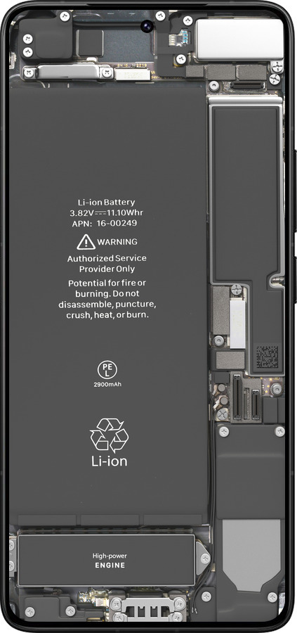 Силиконовый чехол Детали смартфона для Xiaomi Poco F7 Ultra - 5487u-4086 изображение 