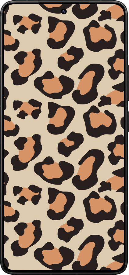 Силіконовий чехол Плями леопарду v2 для Xiaomi Redmi K80 Pro - 5496u-4145 изображение 