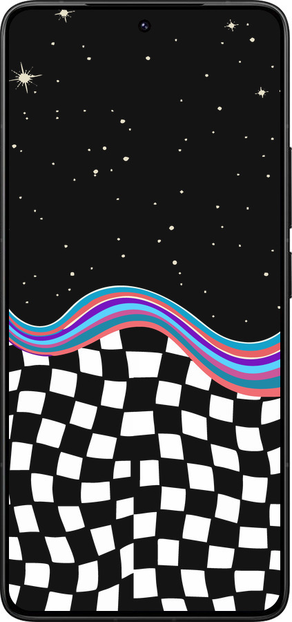 Силиконовый чехол Абстрактный космос для Xiaomi Redmi K80 Pro - 5512u-4145 изображение 