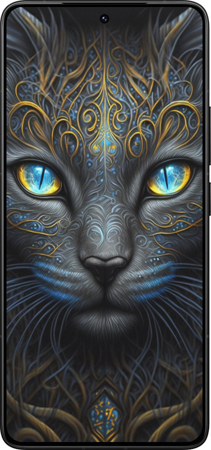 Силиконовый чехол Кошка для Xiaomi Redmi K80 Pro - 5548u-4145 изображение 