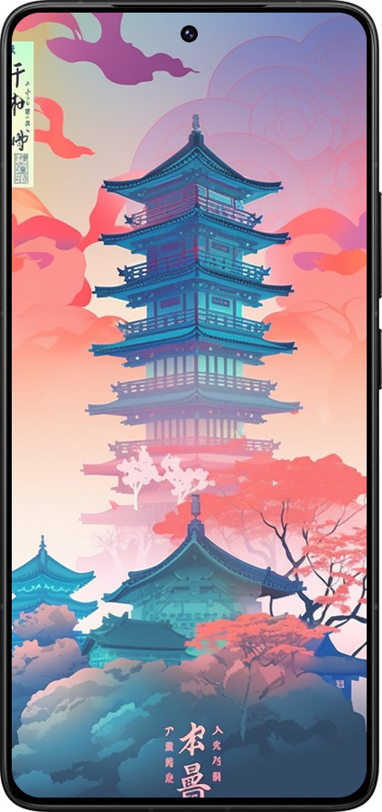 Силиконовый чехол Япония монастырь для Xiaomi Redmi K80 Pro - 5590u-4145 изображение 