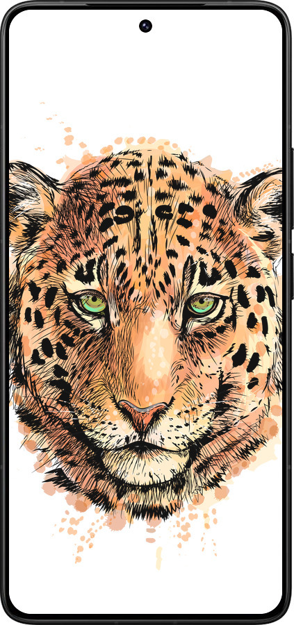 Силиконовый чехол Леопард v2 для Xiaomi Redmi K80 Pro - 5606u-4145 изображение 