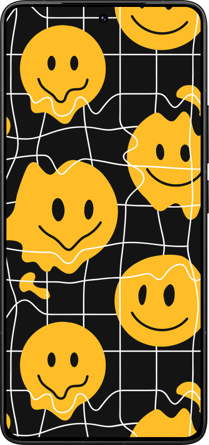 Силіконовий чехол Смайли v3 для Xiaomi Redmi K80 Pro - 5623u-4145 изображение 