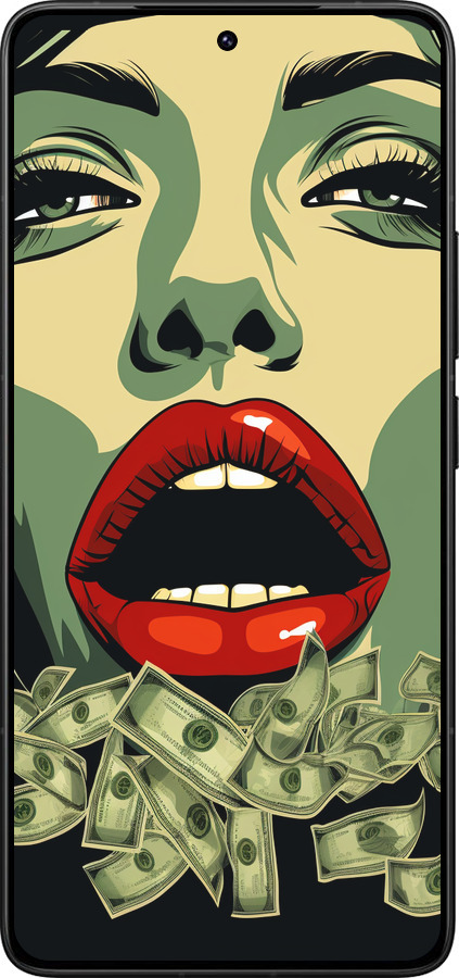 Силиконовый чехол Big money 2 для Xiaomi Redmi K80 Pro - 5668u-4145 изображение 