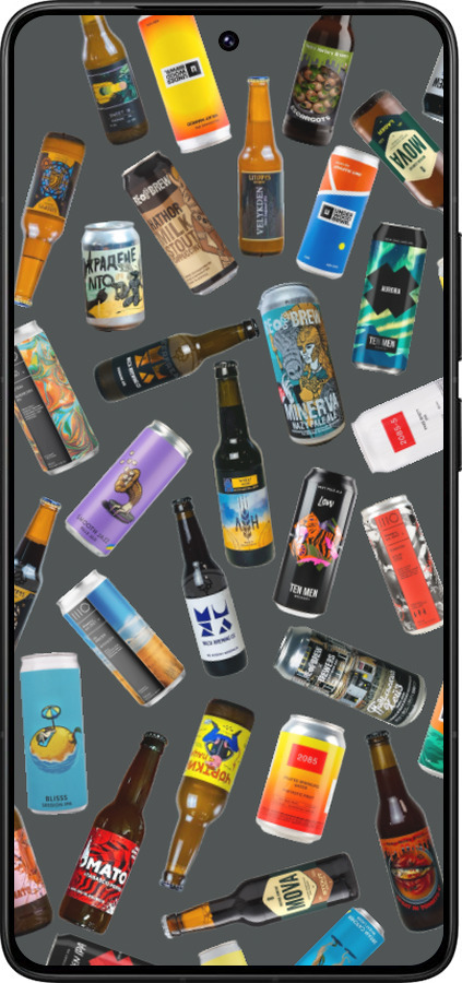 Силиконовый чехол Броварни для Xiaomi Poco F7 Ultra - 5879u-4086 изображение 