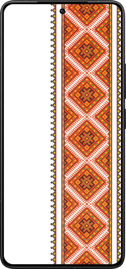 Силиконовый чехол Вышиванка 25 для Xiaomi Redmi K80 Pro - 593u-4145 изображение 