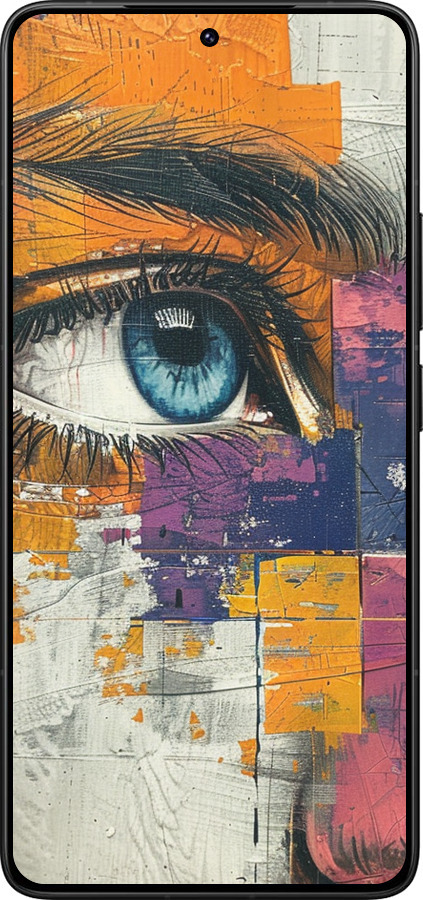 Силиконовый чехол Цветная фреска для Xiaomi Redmi K80 Pro - 6032u-4145 изображение 