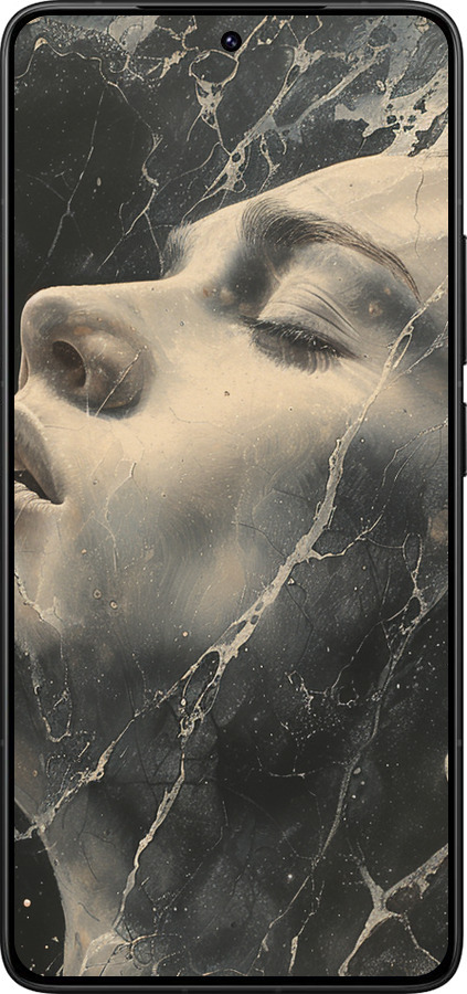Силиконовый чехол Мраморная женщина для Xiaomi Redmi K80 Pro - 6040u-4145 изображение 