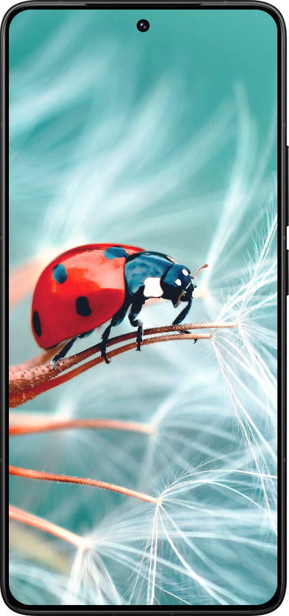 Силиконовый чехол Божья коровка для Xiaomi Poco F7 Ultra - 6049u-4086 изображение 