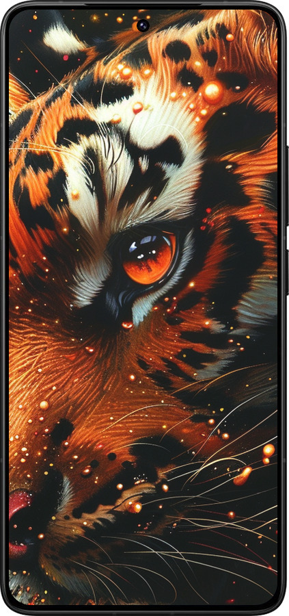 Силиконовый чехол Tiger для Xiaomi Poco F7 Ultra - 6053u-4086 изображение 