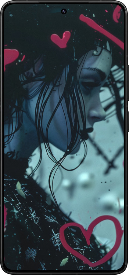 Силіконовий чехол XO Love v2 для Xiaomi Redmi K80 Pro - 6057u-4145 изображение 