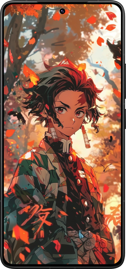 Силиконовый чехол Tanjiro для Xiaomi Poco F7 Ultra - 6130u-4086 изображение 