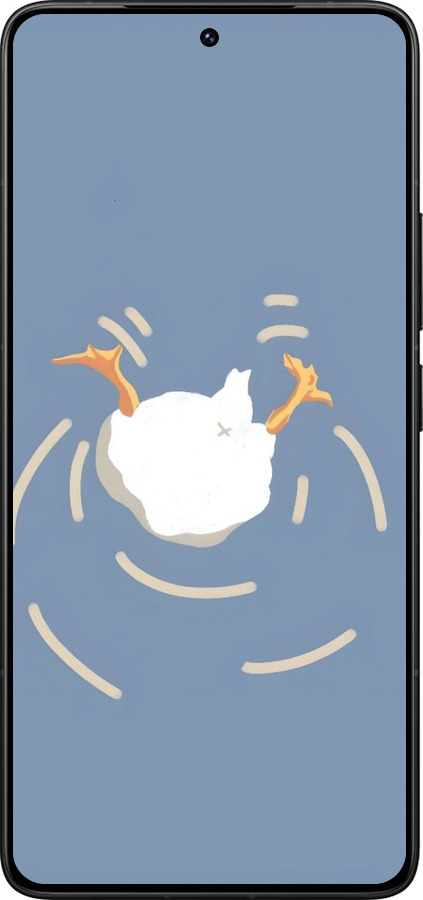 Силиконовый чехол Гусь ныряет для Xiaomi Redmi K80 Pro - 6275u-4145 изображение 