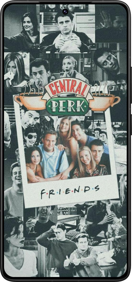 Силиконовый чехол Друзья для Xiaomi Redmi K80 Pro - 6276u-4145 изображение 