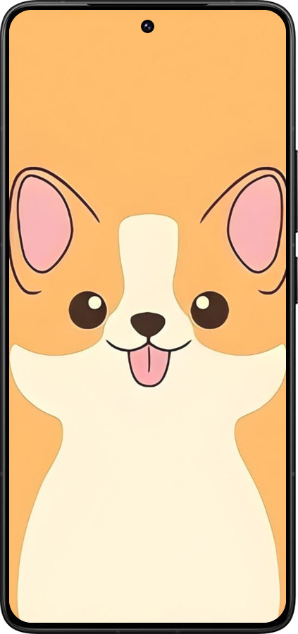 Силіконовий чехол Милый пес для Xiaomi Redmi K80 Pro - 6296u-4145 изображение 